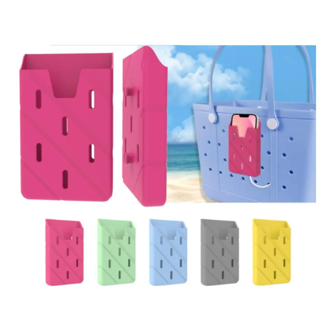 EVA Beach Bag Accessory  Silicone Phone Pouch