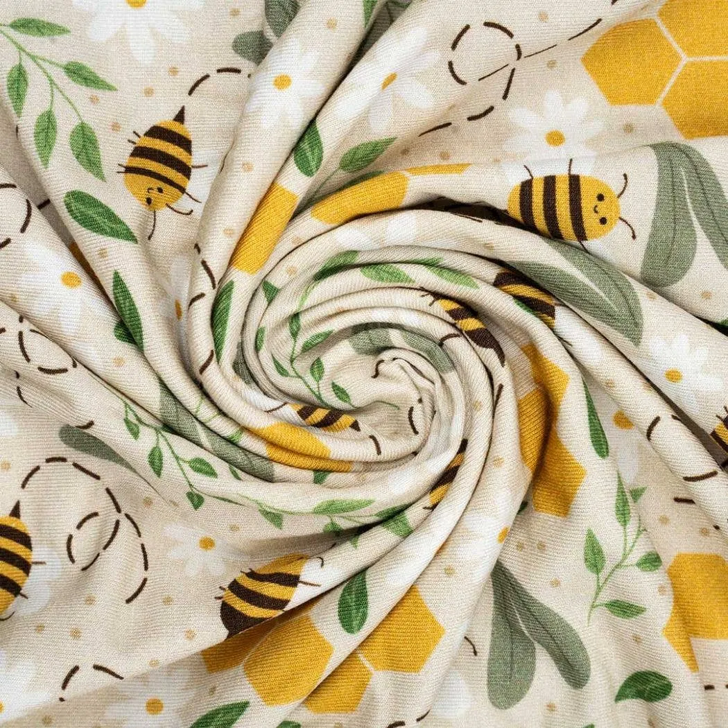 Happy Honey Bees Bamboo Blanket