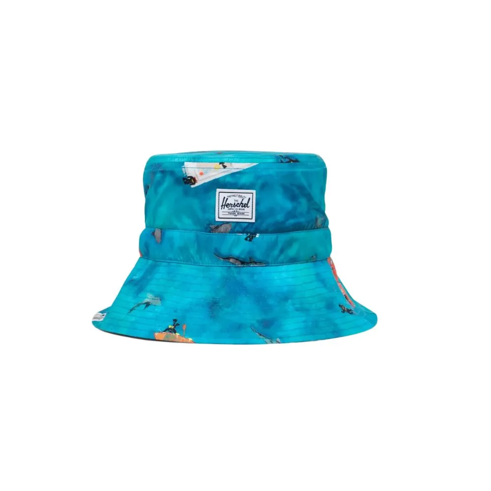 Herschel Toddler Beach UV Bucket Hat 2-4 Years Scuba Divers