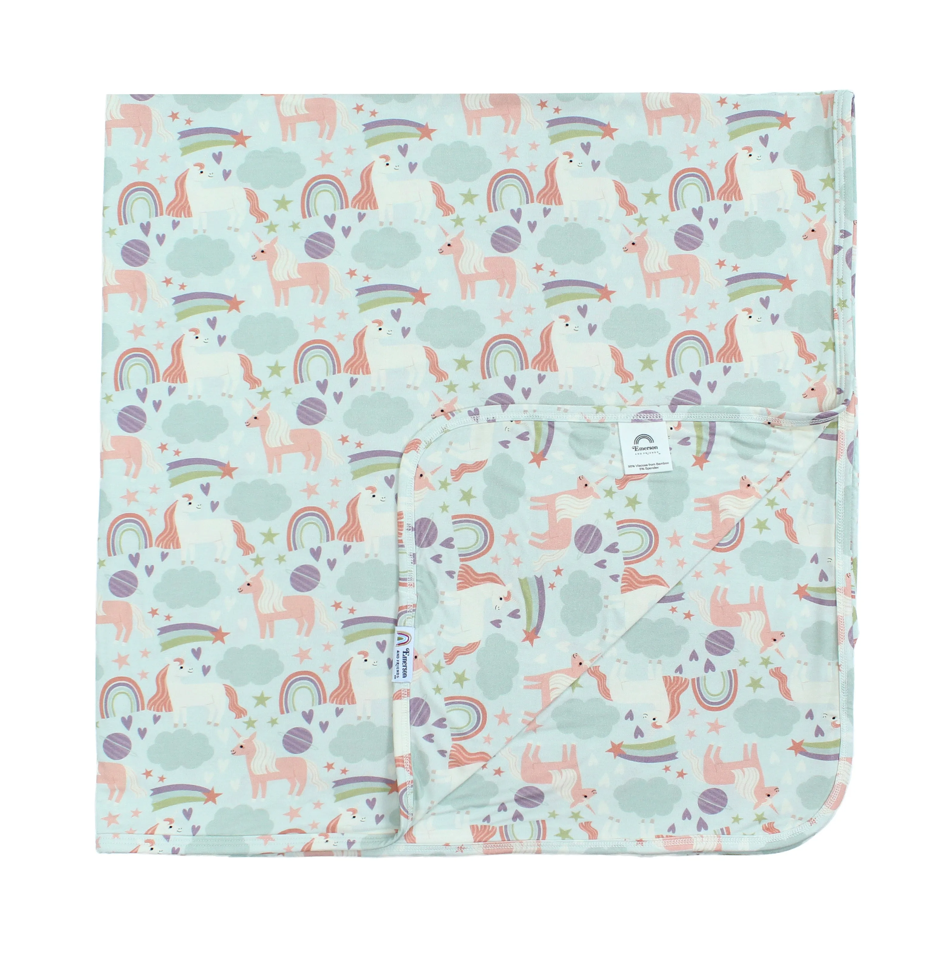 Magical Unicorns Bamboo Blanket