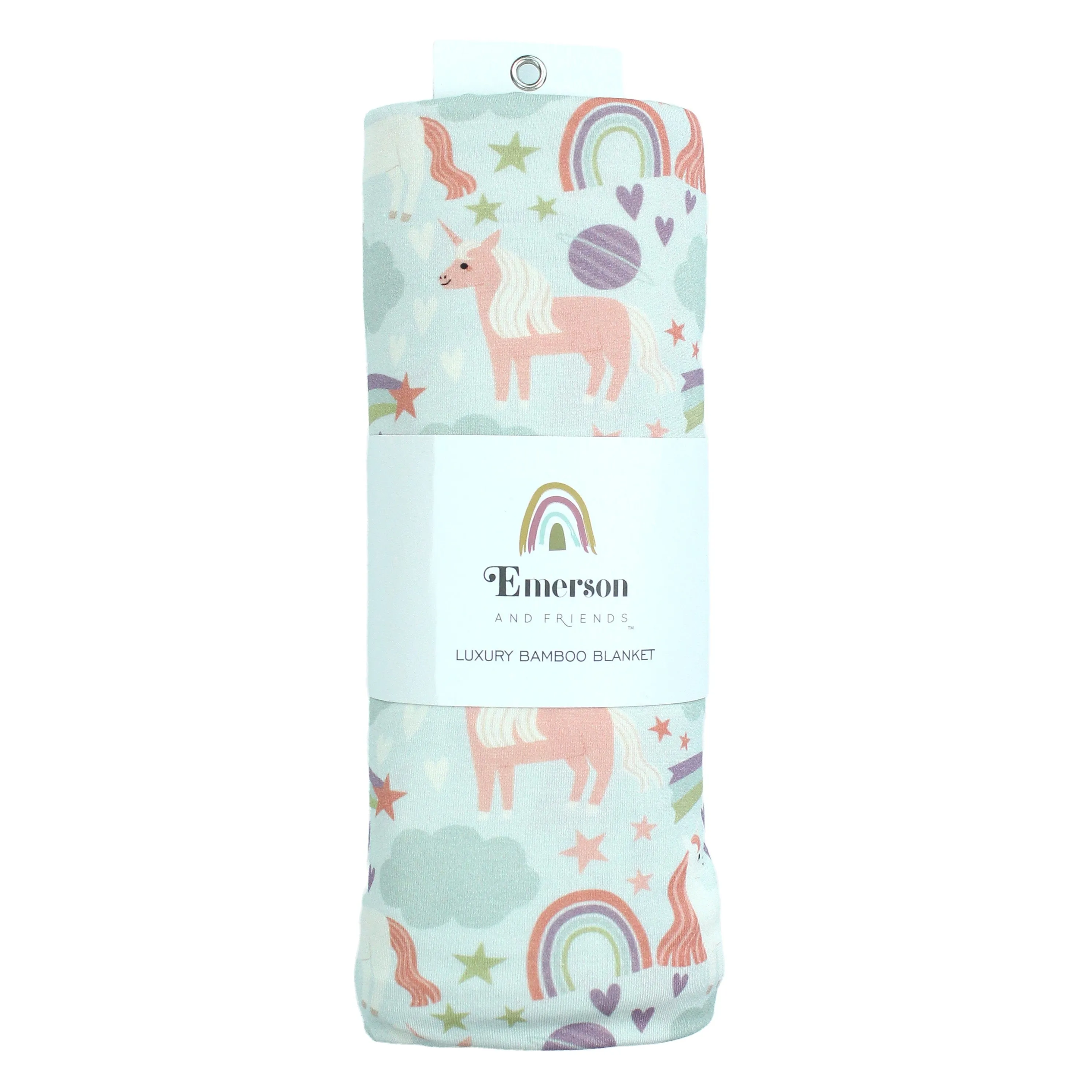 Magical Unicorns Bamboo Blanket
