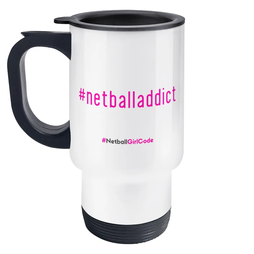 'Netball Addict' Travel Mug