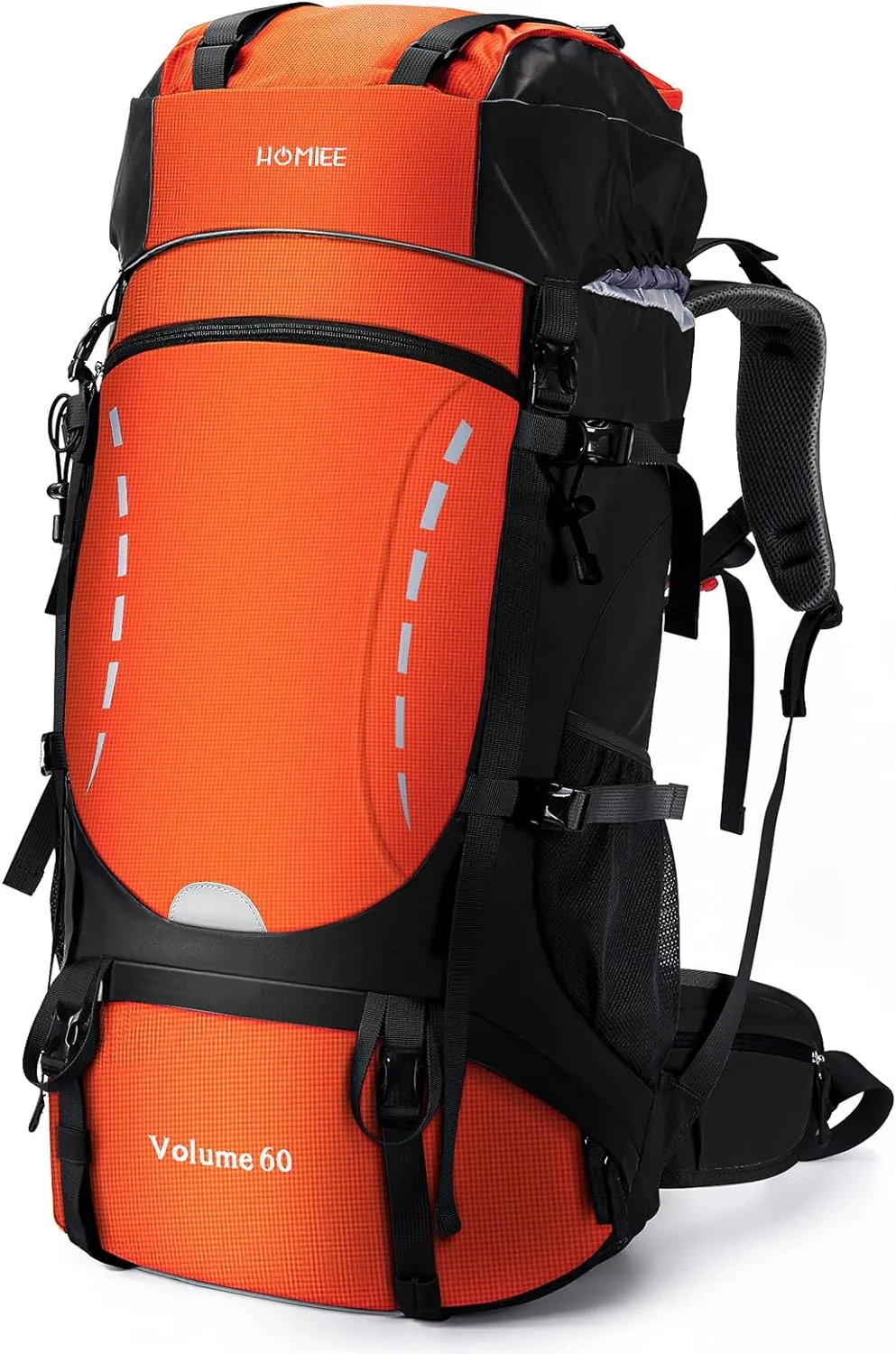 Sac  Dos Randonne 50-60L avec Housse de Pluie - Fitnessterapy