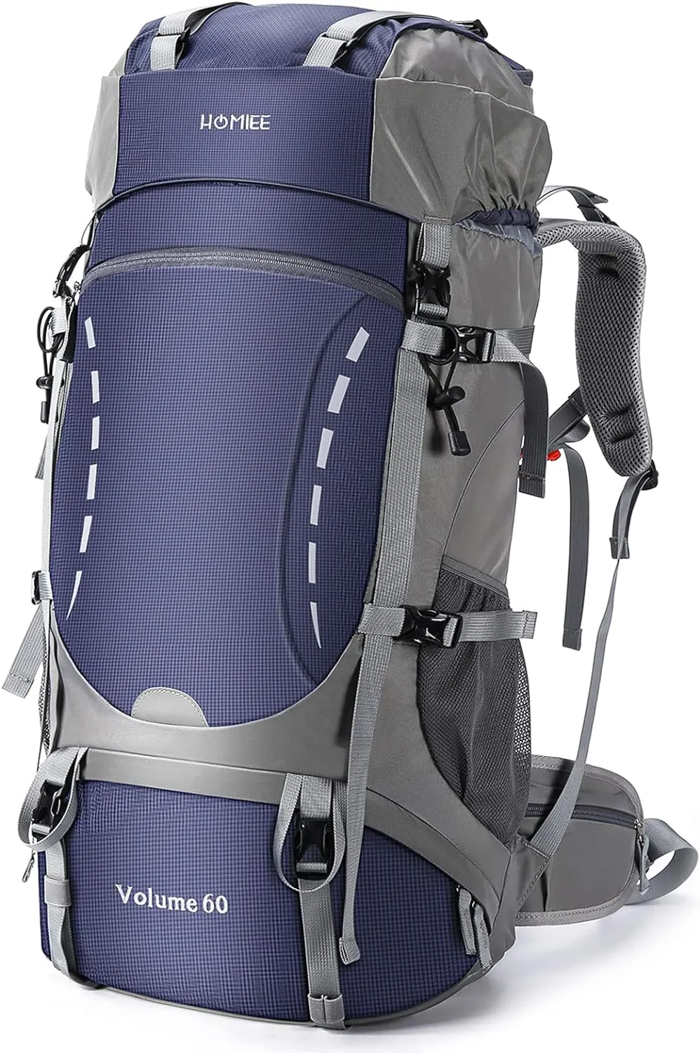 Sac  Dos Randonne 50-60L avec Housse de Pluie - Fitnessterapy