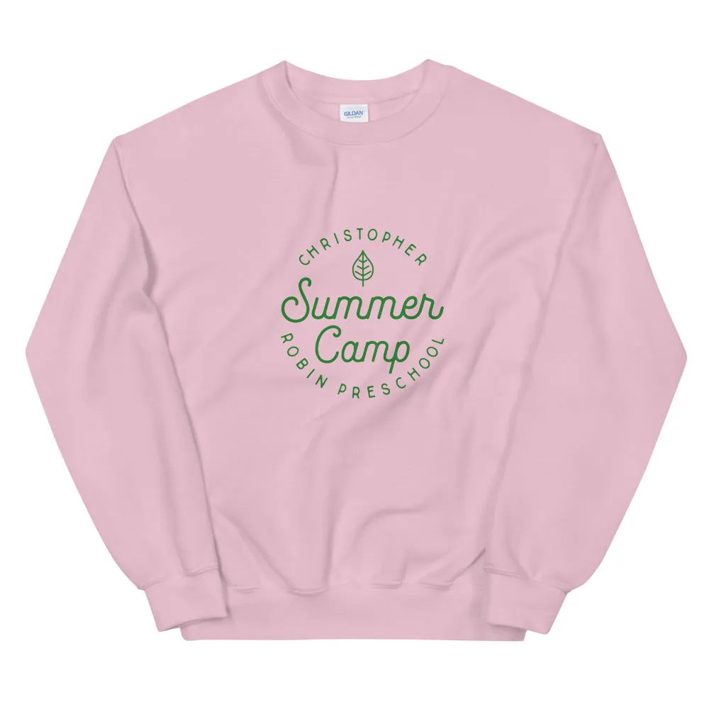 Summer Camp Unisex Sweatshirt, Green Logo