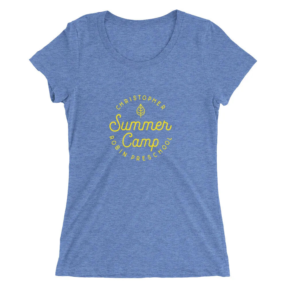 Summer Camp Womens' short sleeve t-shirt, Yellow Logo
