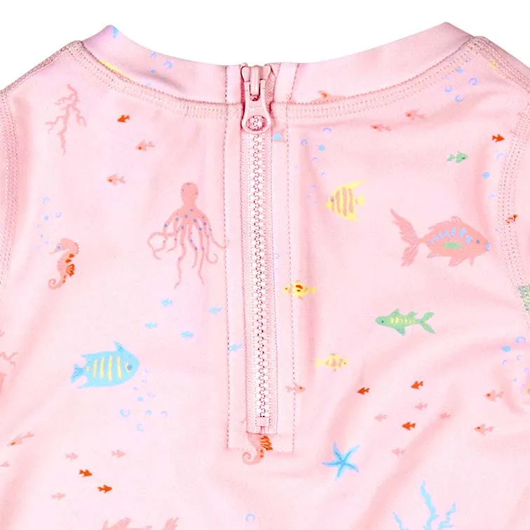 Toshi Swim Baby Rashie Long Sleeve Coral