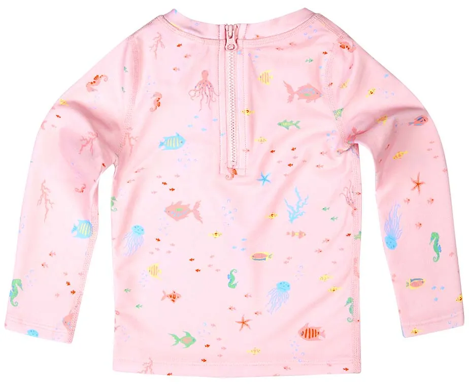 Toshi Swim Baby Rashie Long Sleeve Coral