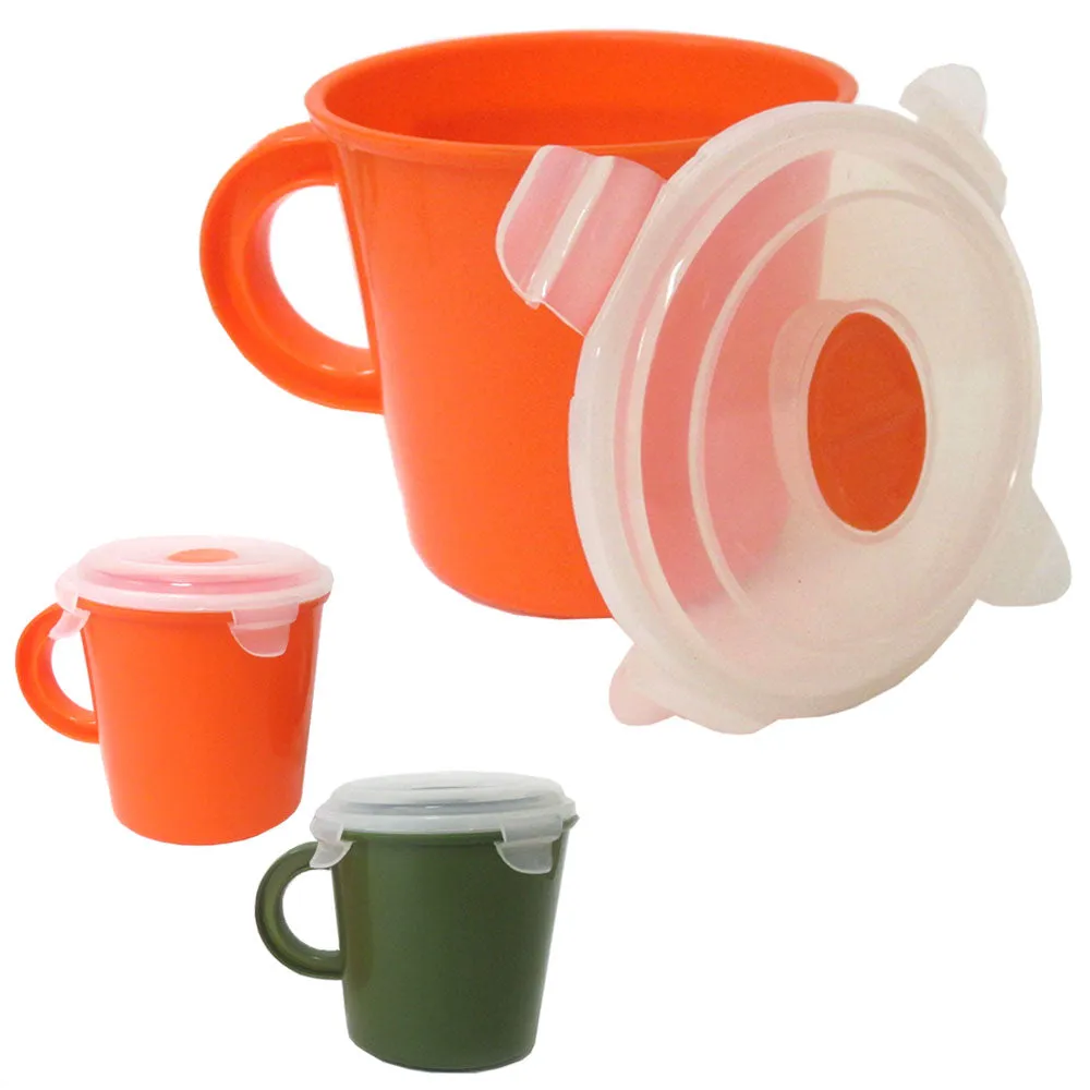 Travel BPA Free Soup Mug Cup 23 oz Take Out Microwave Safe Container Storage New