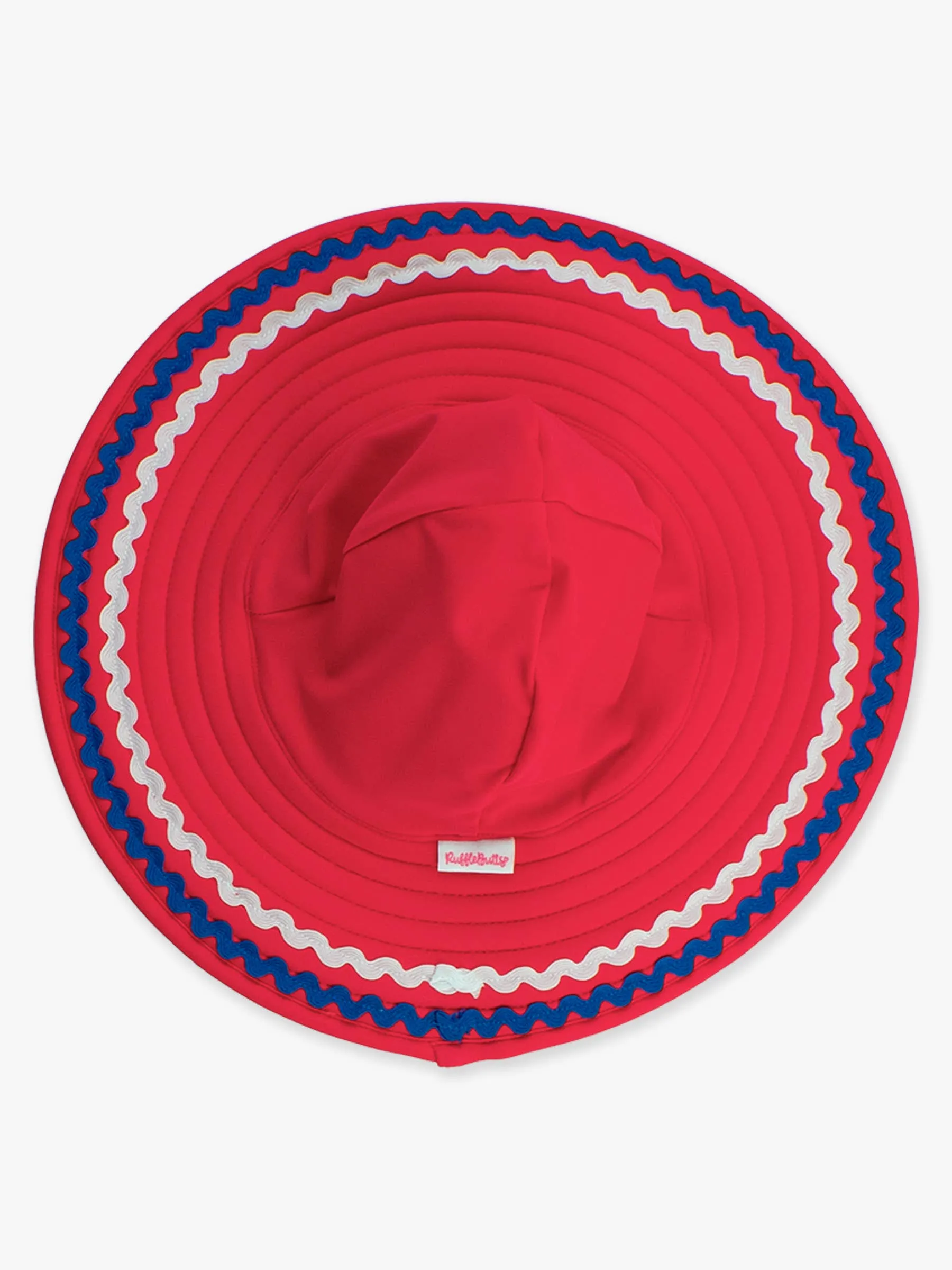 Vintage Red Ric Rac Swim Hat