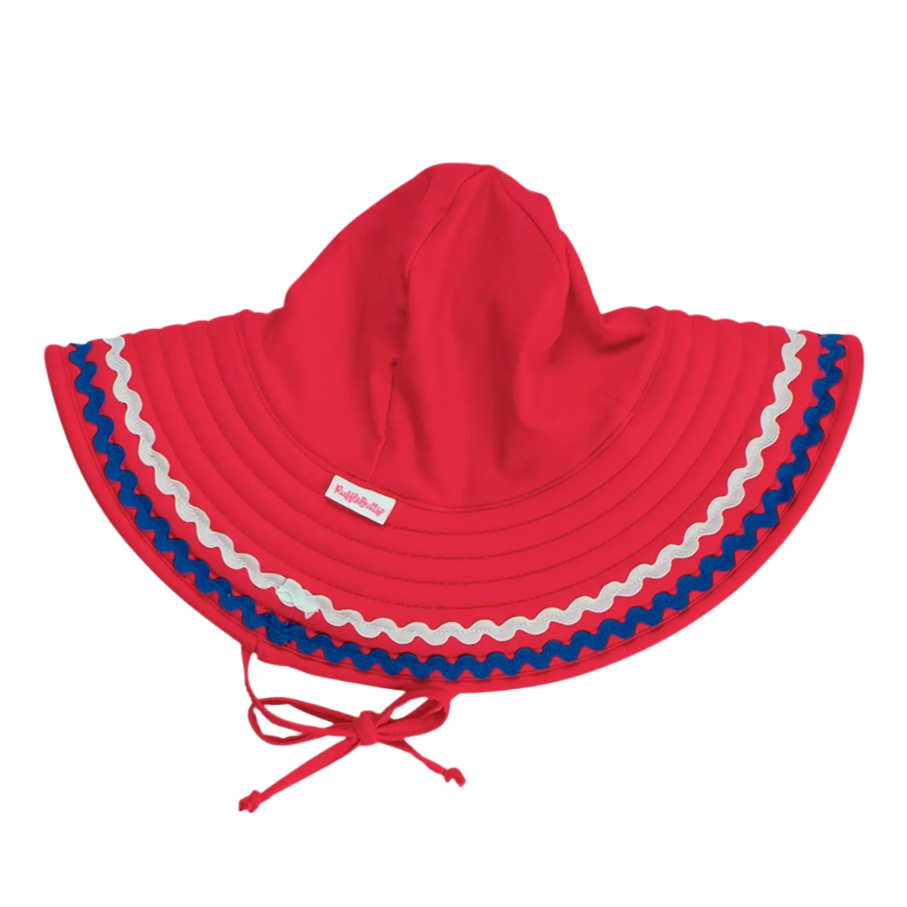 Vintage Red Ric Rac Swim Hat